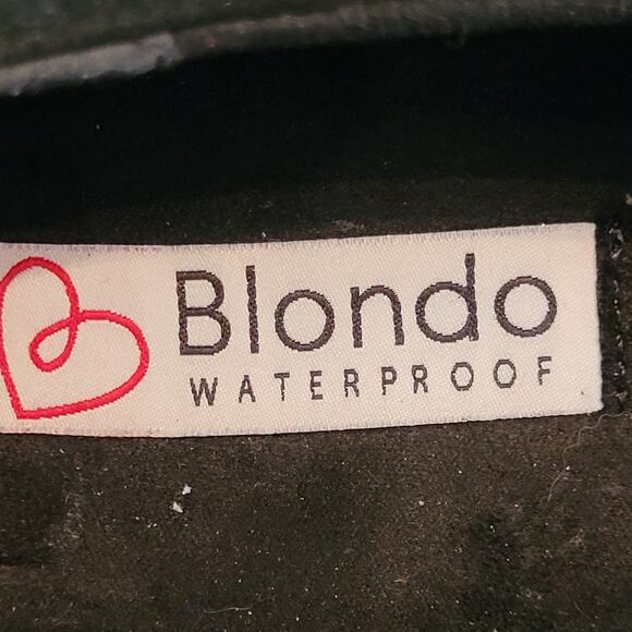 Blondo women's 10 waterproof black slip on sneakers shoes - Picture 8 of 8